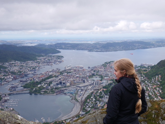 View of Bergen from Mount Ulriken