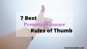 7 best personal finance rules of thumb