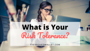 Risk tolerance is defined as the amount of risk you are comfortable taking. Figuring out what your personal risk tolerance is will allow you to create an effective investment strategy. Tap this pin to learn more :) #investment #investing #risk #risktolerance #educate #money #finanace #growyourmoney #thewickedwallet