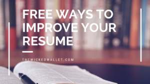 Free Ways to improve your resume