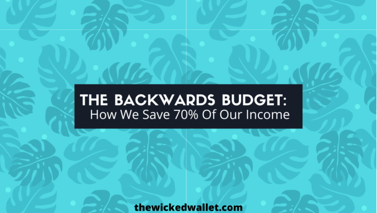 The backwards budget